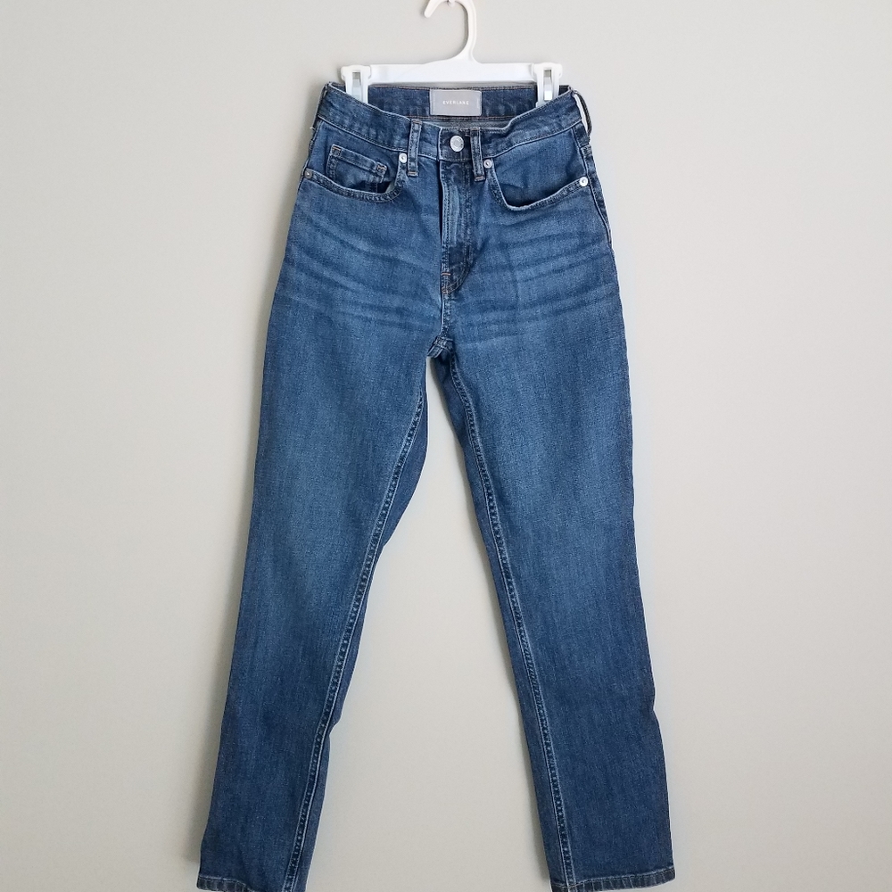 Everlane High Rise Straight Jeans